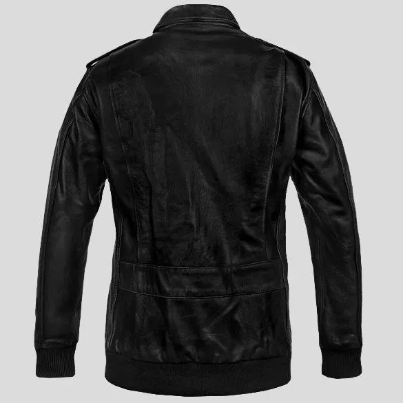 A2 Flight Bomber Leather Jacket