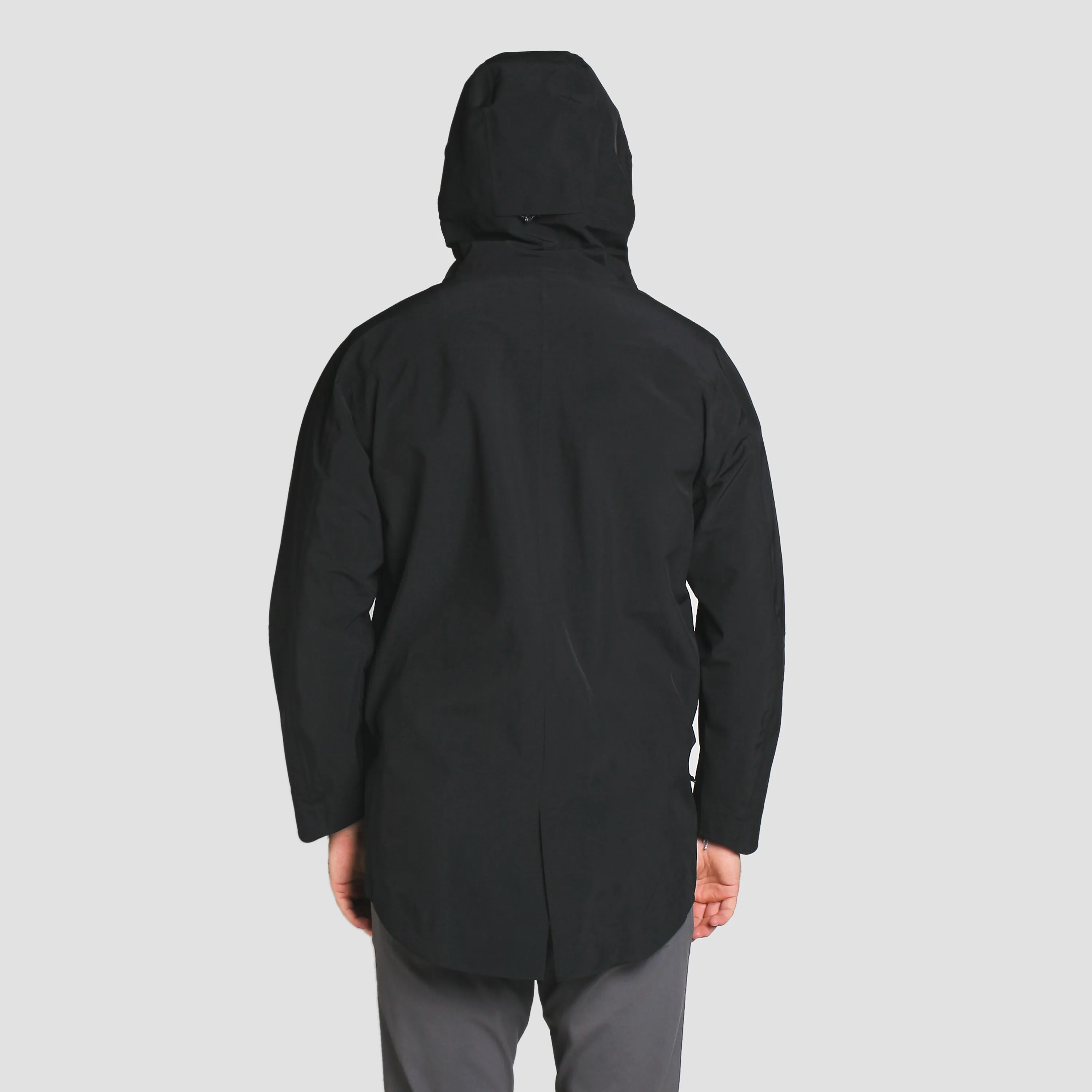 Avalon 3-Layer Waterproof Rain Jacket Black