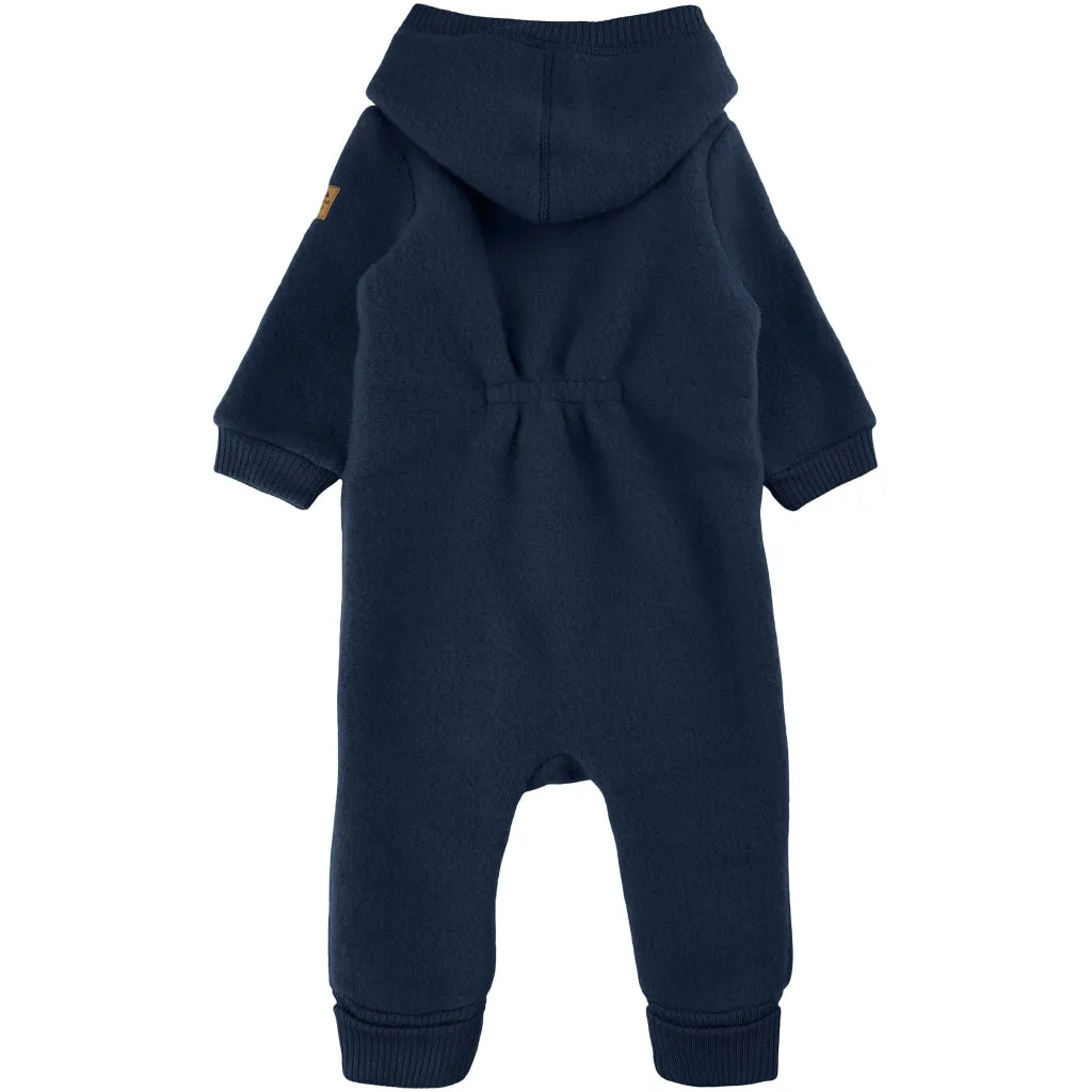 Baby Wool Suit Hooded - Blue Nights