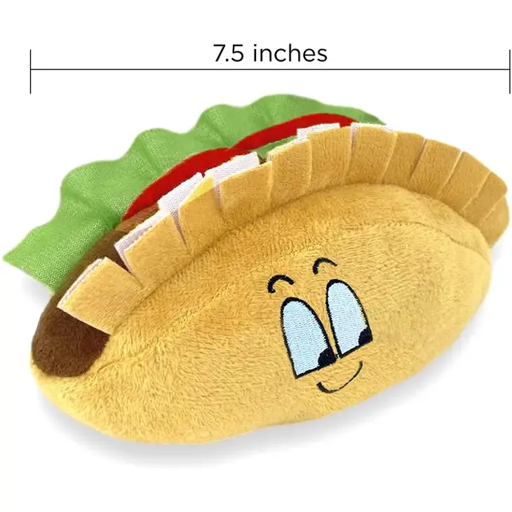 Baja Ponchos - Dog Sombrero and Taco Plush Pack