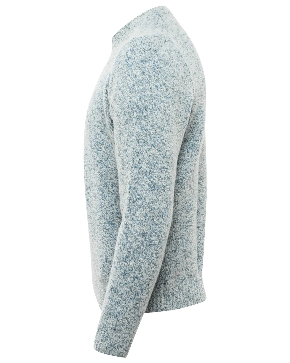 Blue Melange Crewneck Sweater