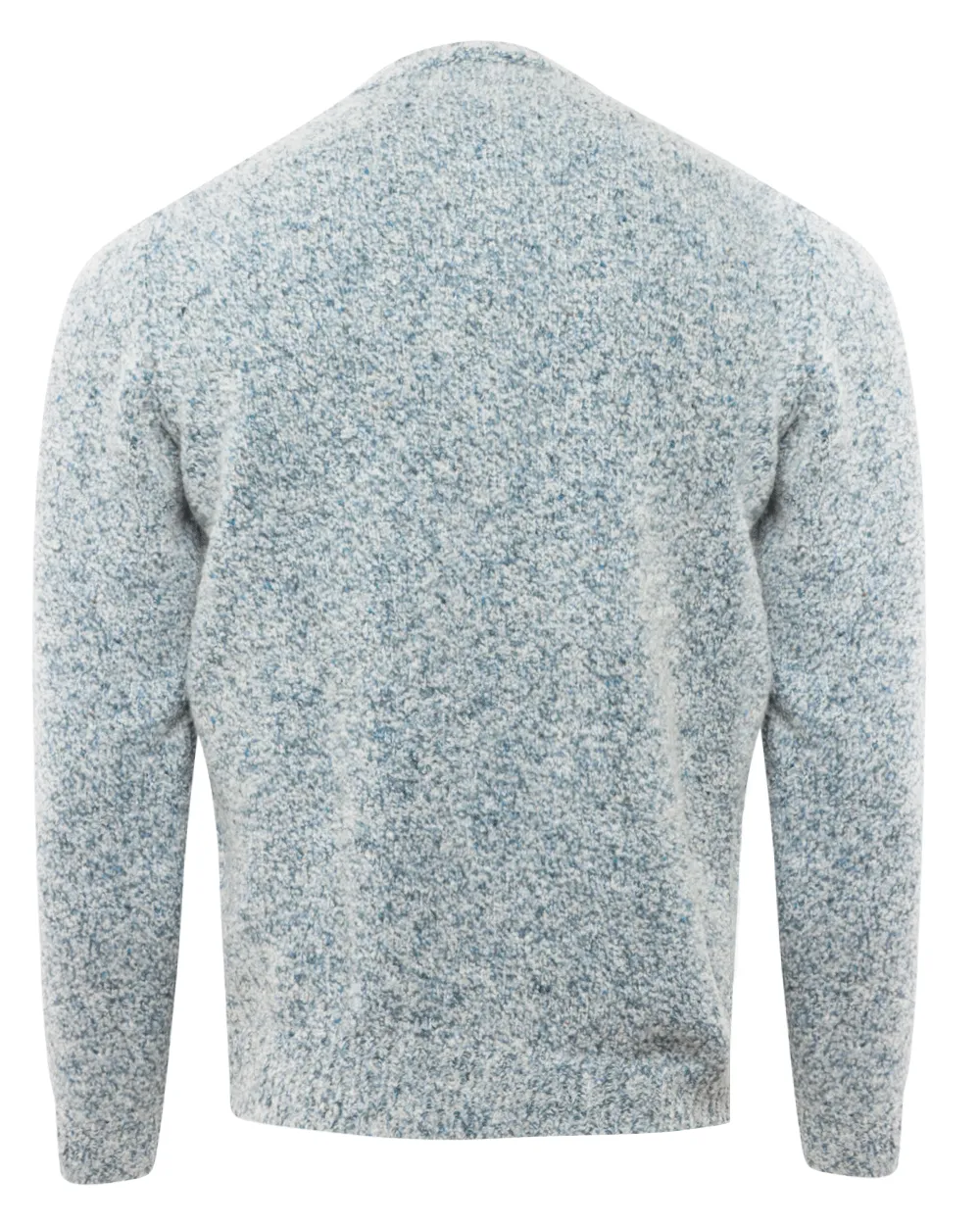 Blue Melange Crewneck Sweater