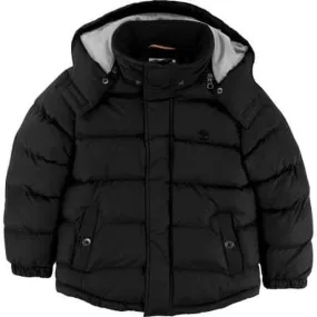 Boys Black Puffer Coat