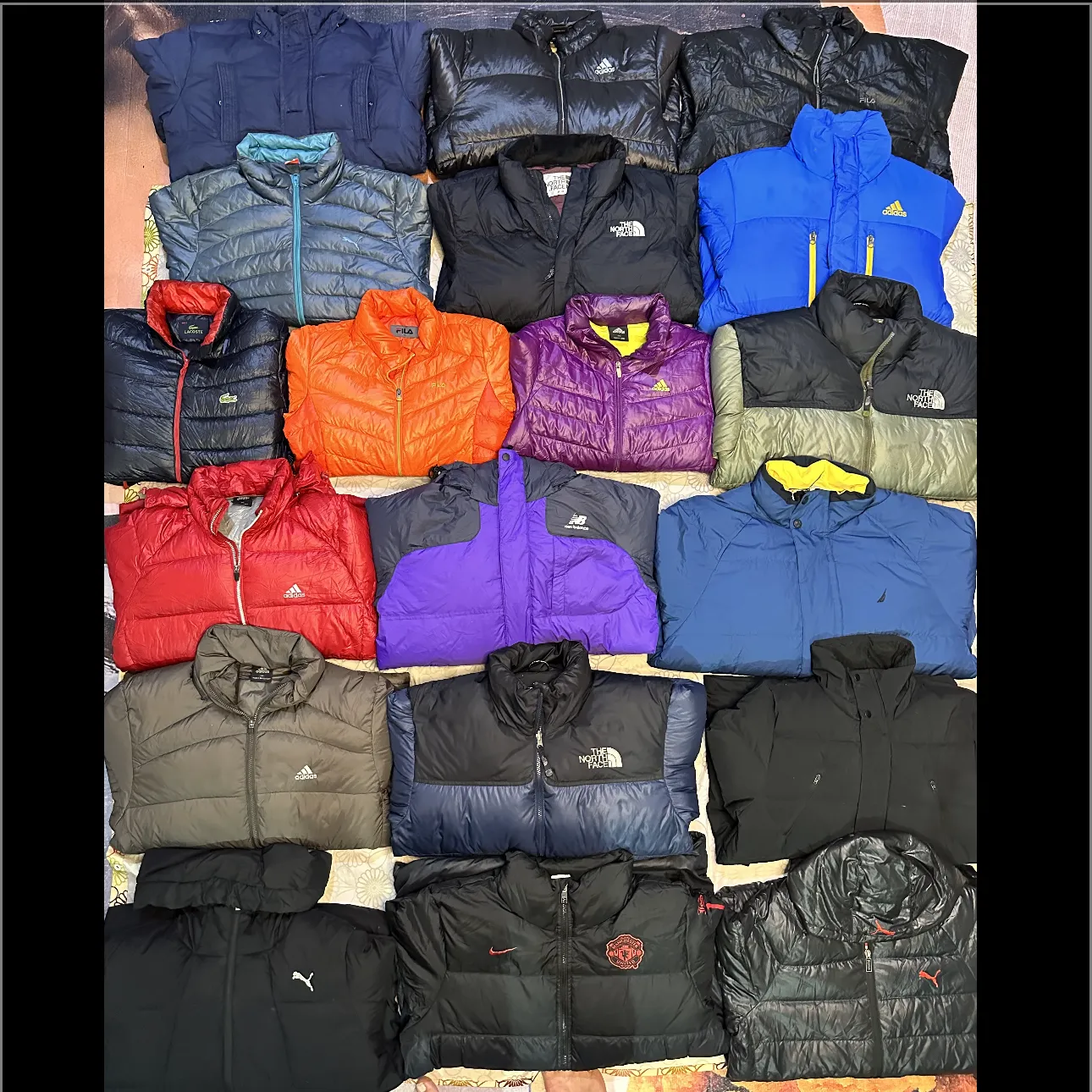 Branded Adidas, Nike Puffer jackets