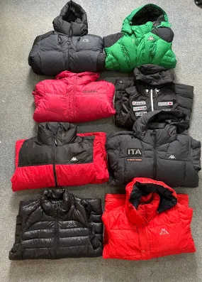 Branded Kappa Puffer Jackets - 14 Pieces