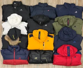 Branded New Balance Puffer Jackets - 25 Pieces