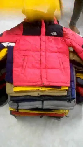 Branded The North Face Puffer Jackets Nuptse - 33 Pieces