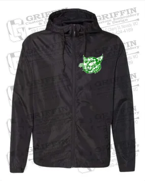 Bronaugh Wildcats Youth Lightweight Windbreaker - Wildcat Logo