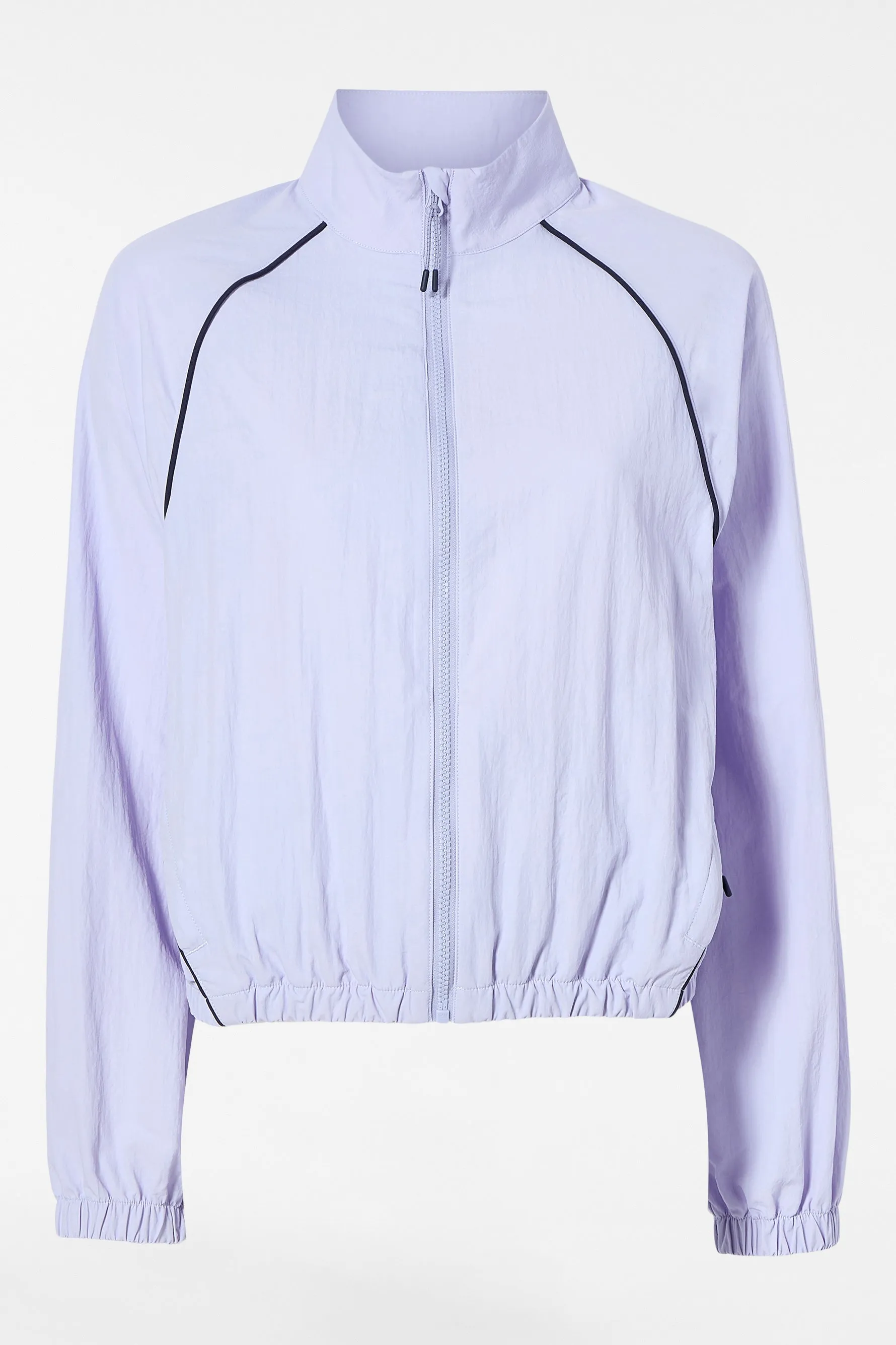 Contrast Run Jacket - Baby Lavender/navy Blazer