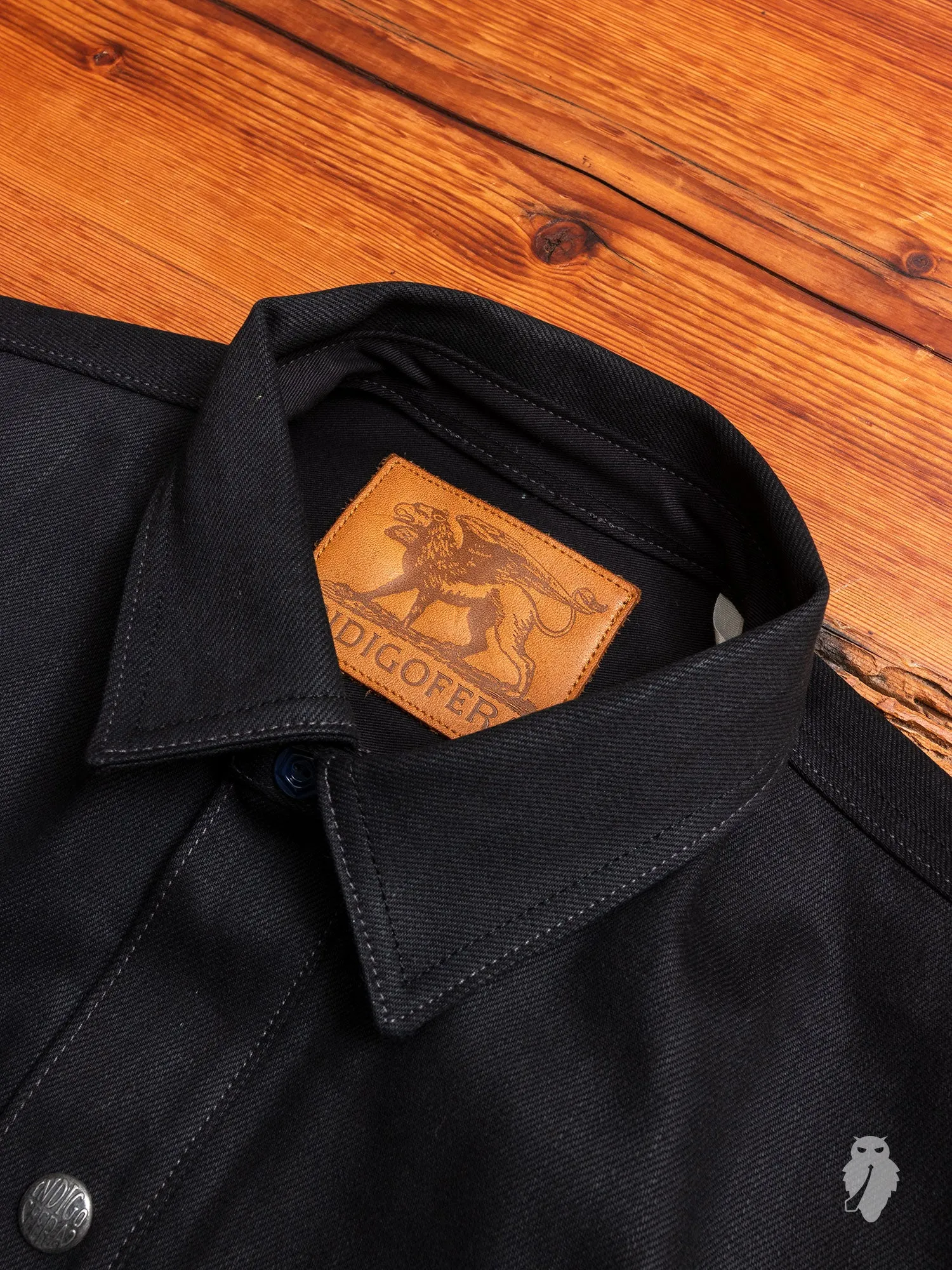 Copeland 14oz Denim Shirt in Black