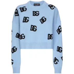 Dolce & Gabbana Sweaters Clear Blue