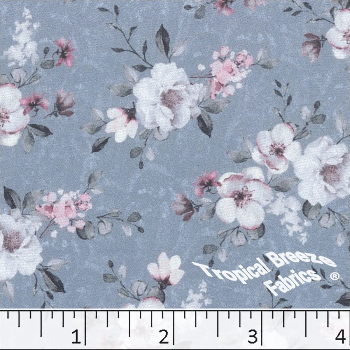 Dream Crepe Stretch Floral Print Polyester Fabric 042513