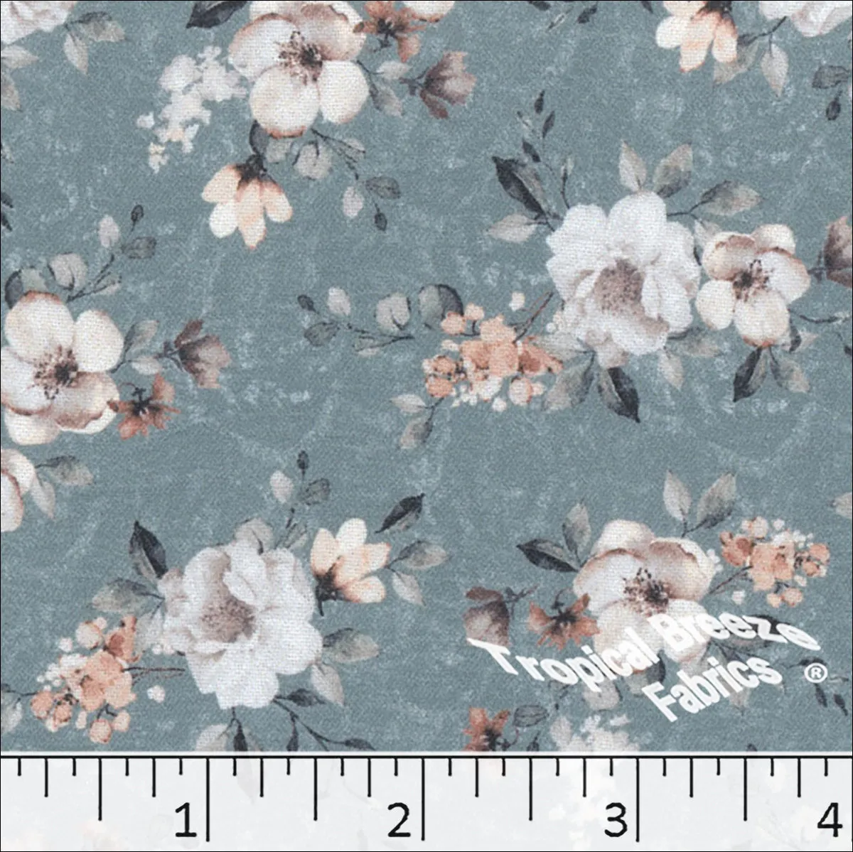 Dream Crepe Stretch Floral Print Polyester Fabric 042513