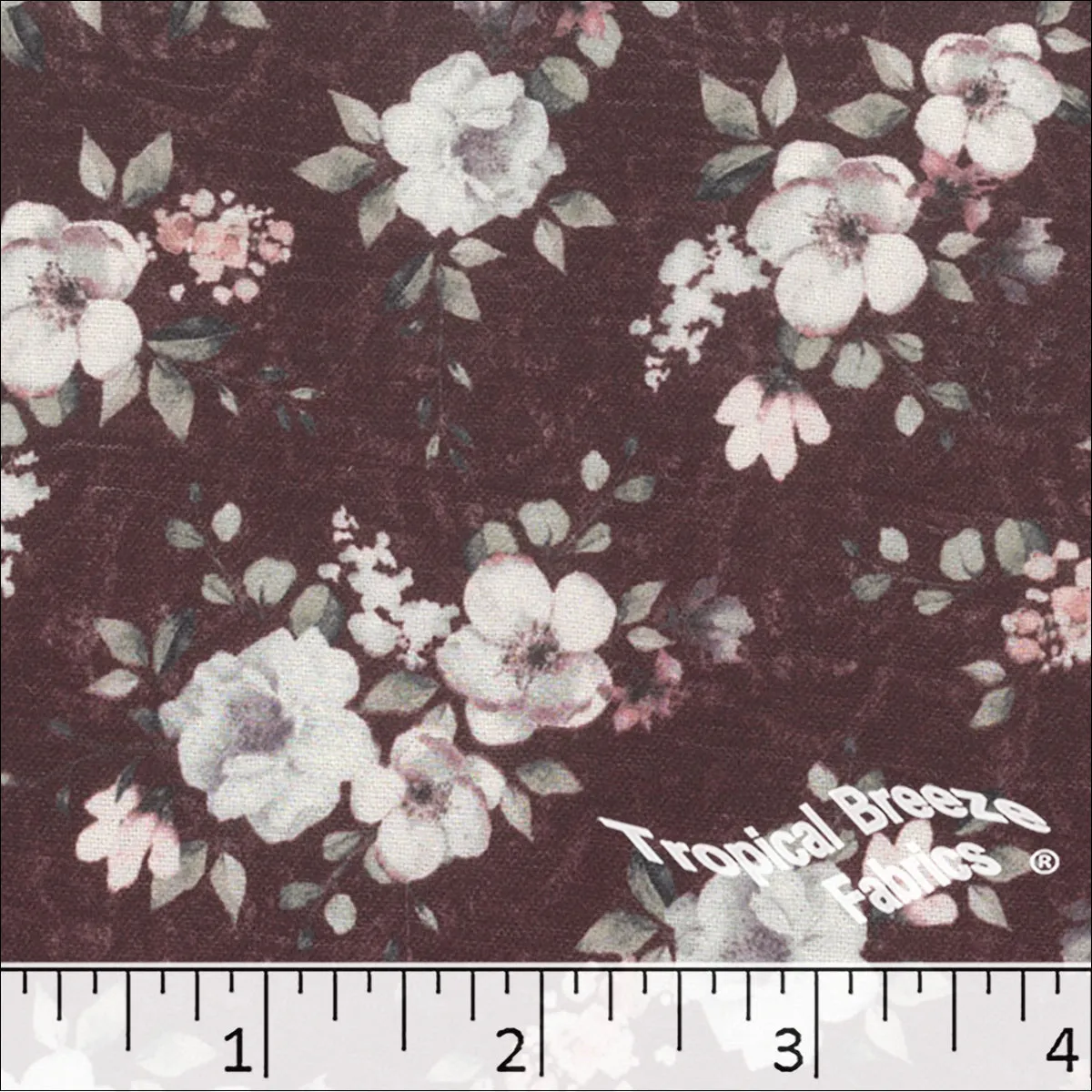 Dream Crepe Stretch Floral Print Polyester Fabric 042513