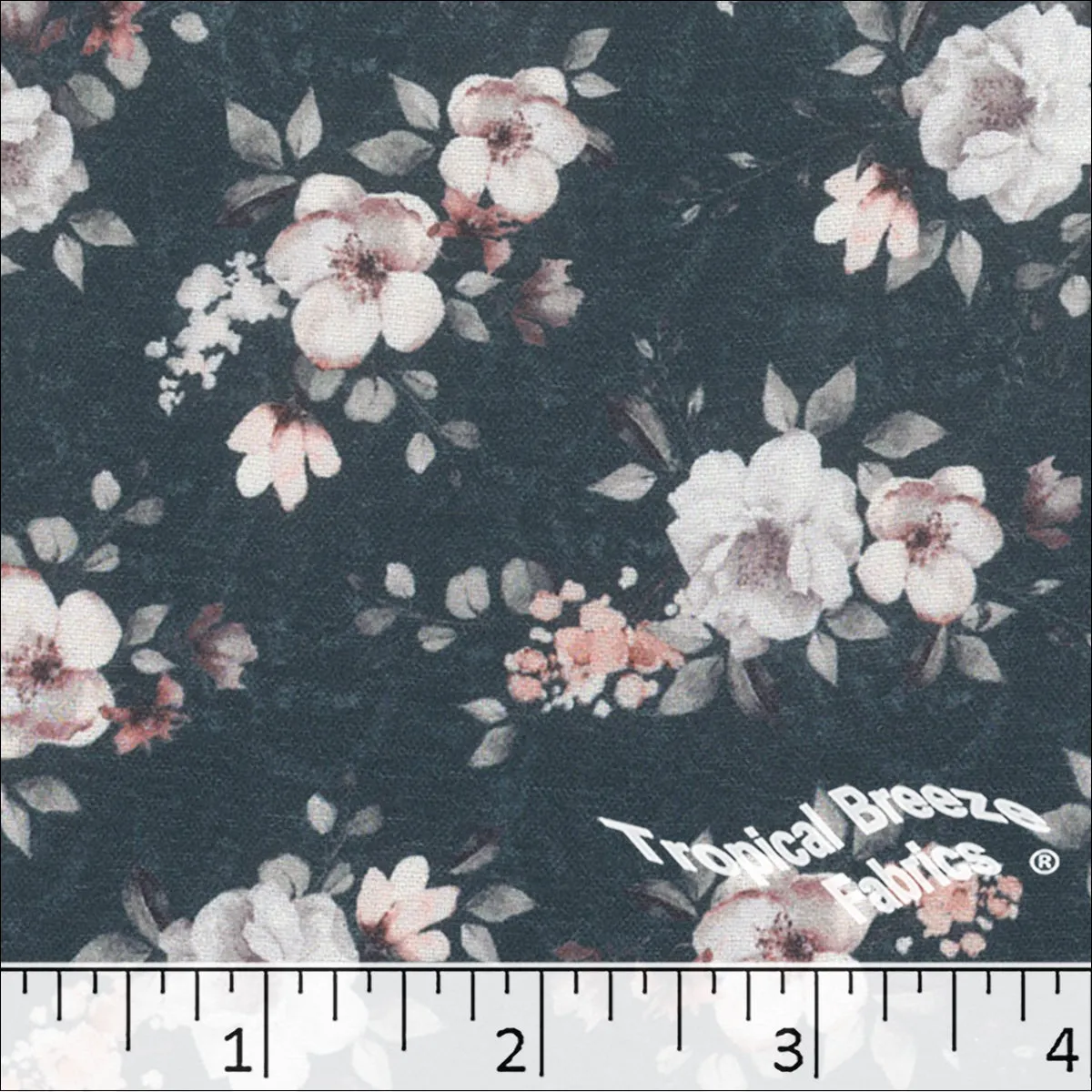 Dream Crepe Stretch Floral Print Polyester Fabric 042513