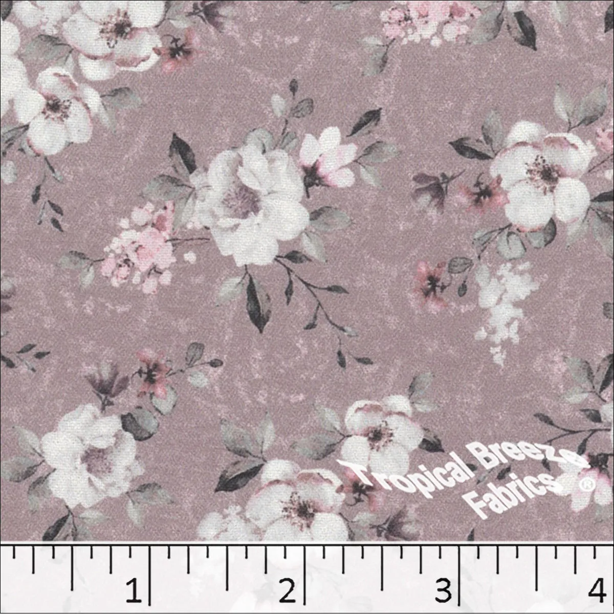 Dream Crepe Stretch Floral Print Polyester Fabric 042513