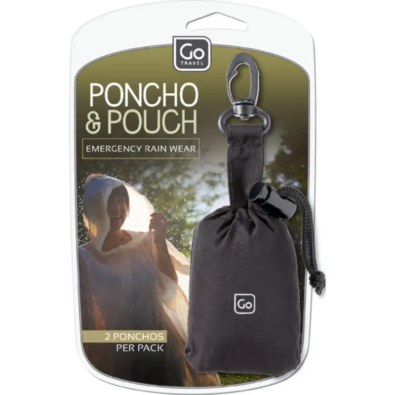 Emergency Poncho & Pouch - 2 Pack