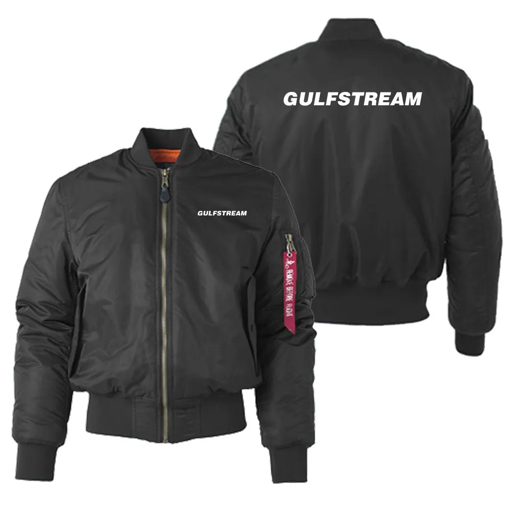 Gulfstream & Text Designed "Women" Bomber Jackets