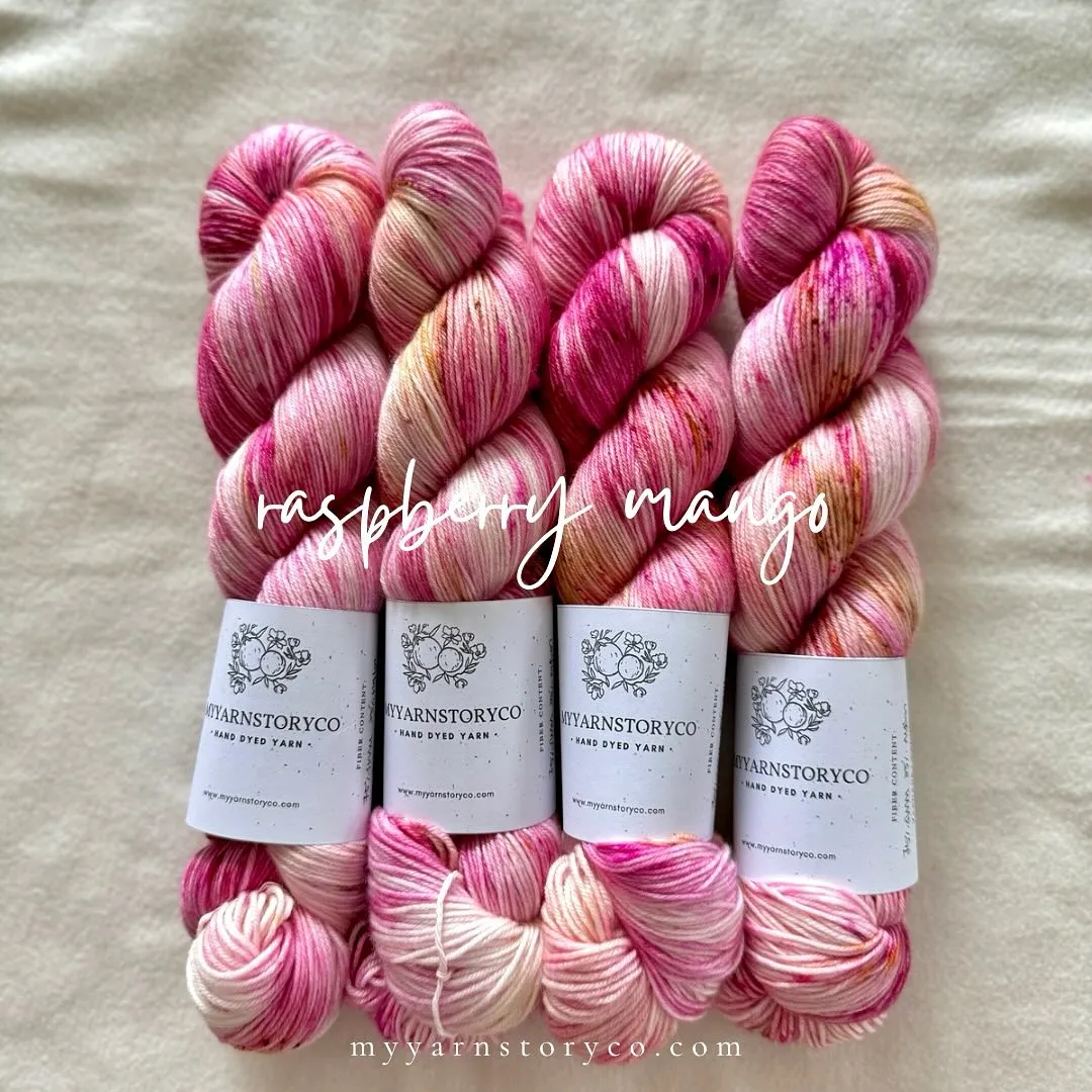 Hand Dyed Yarn by Myyarnstoryco 2024 September Batch