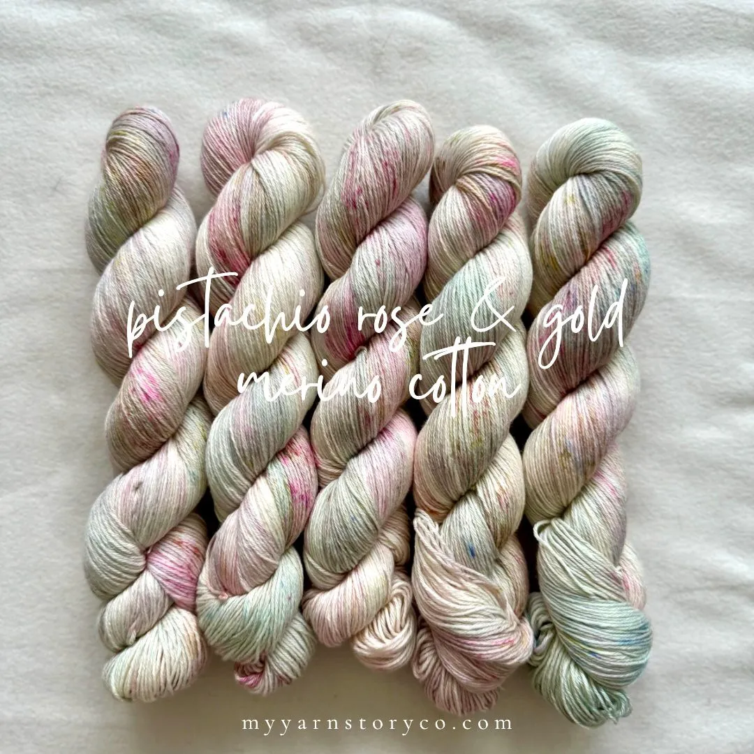 Hand Dyed Yarn by Myyarnstoryco 2024 September Batch