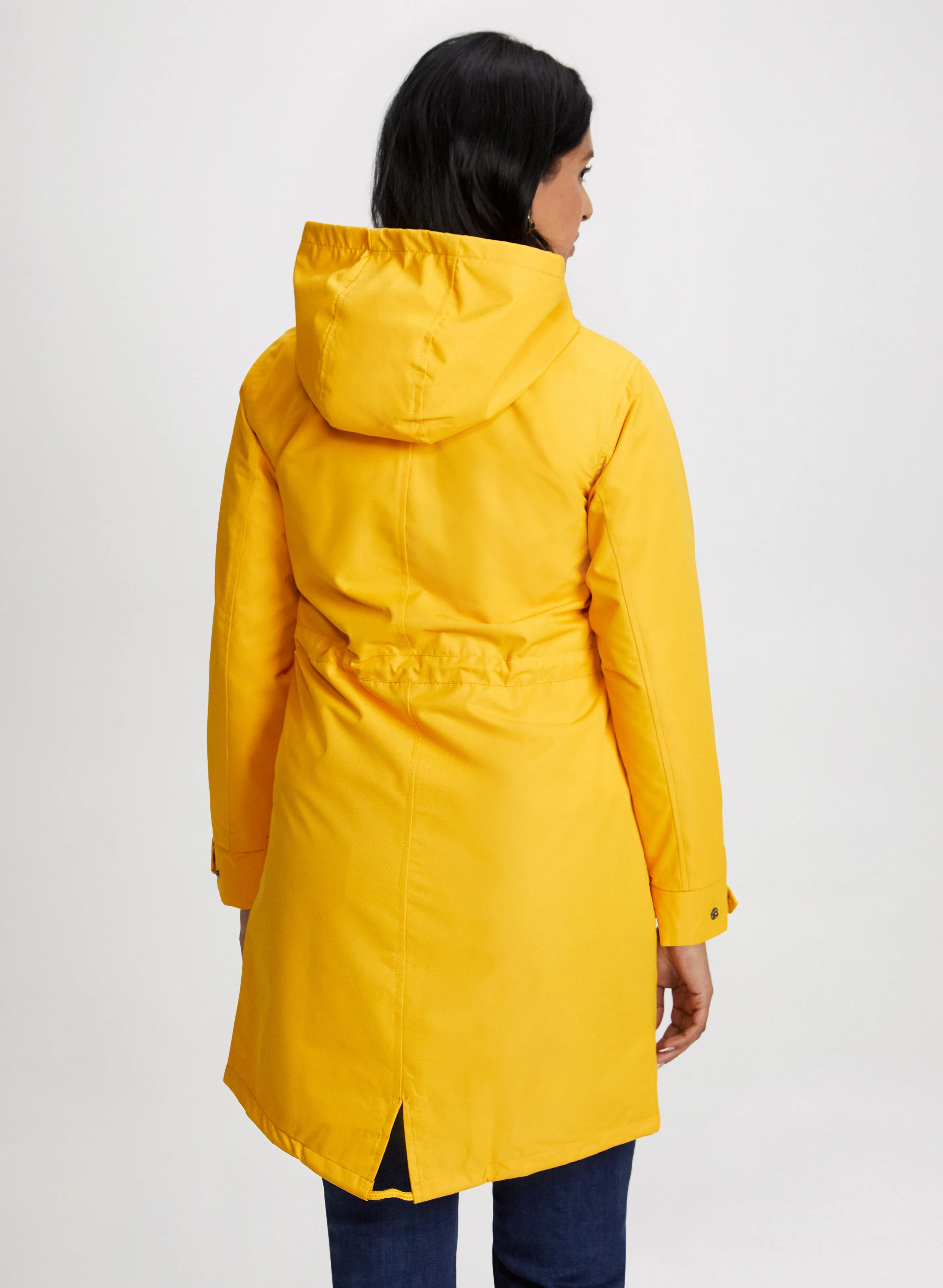 Hooded Utility Rain Jacket