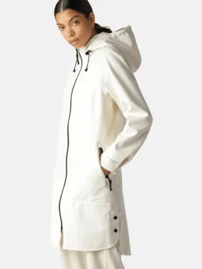 Ilse Jacobsen Rain128 Raincoat In Col 124 White Sugar