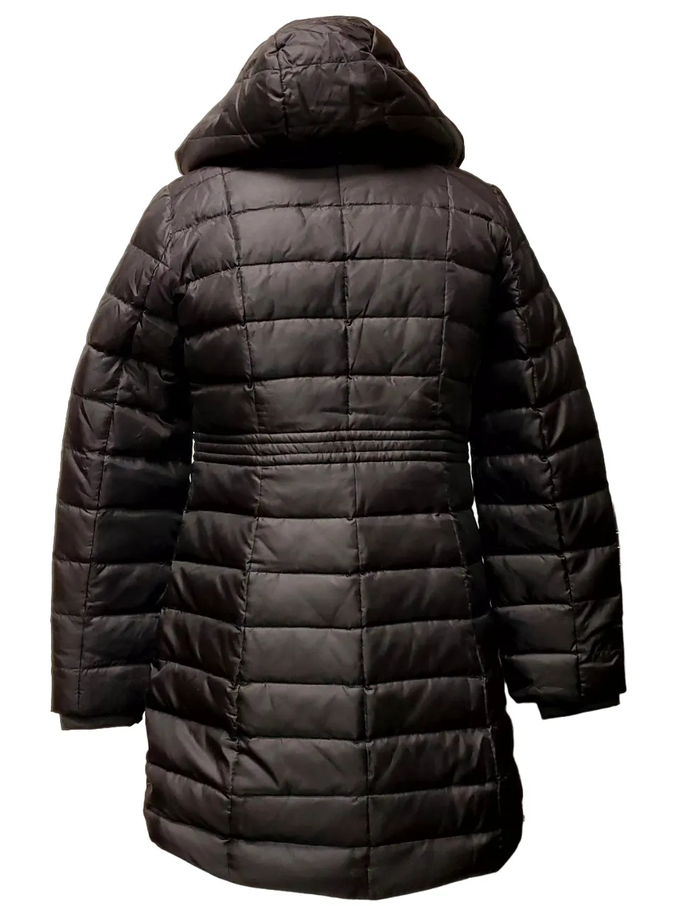 Lands End Women's Down Puffer Jacket-Black