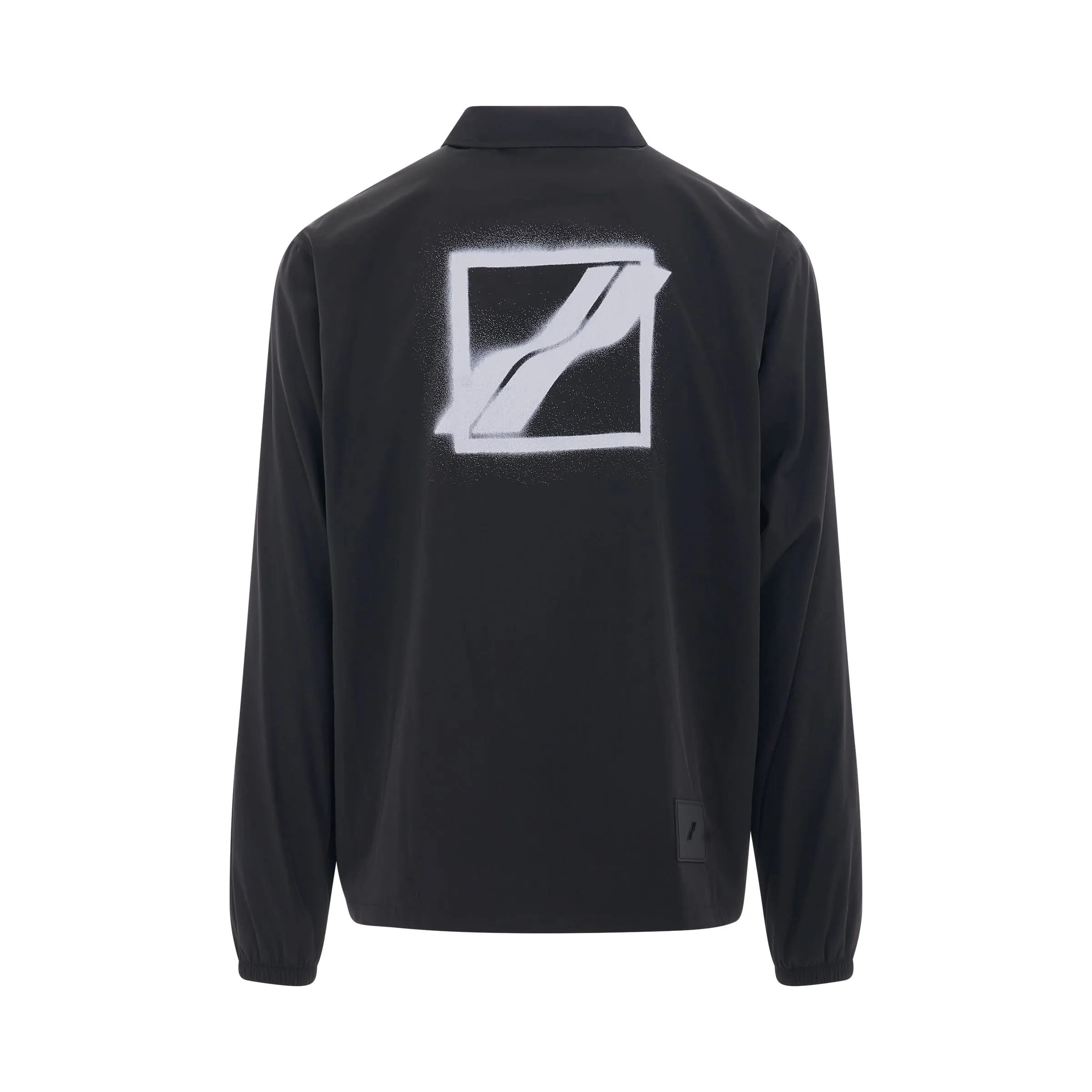 Logo Windbreaker in Black