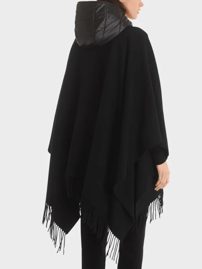 Marc Cain Collections T Black Cape With Hood TC 14.02 W74 COL 900