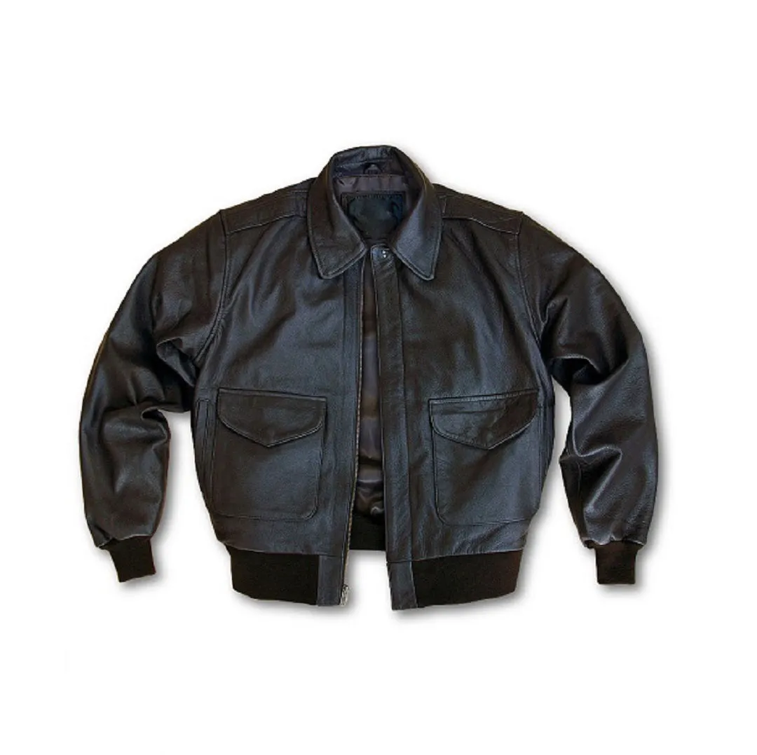 Men’s Flight A-2 Bomber Leather Jacket