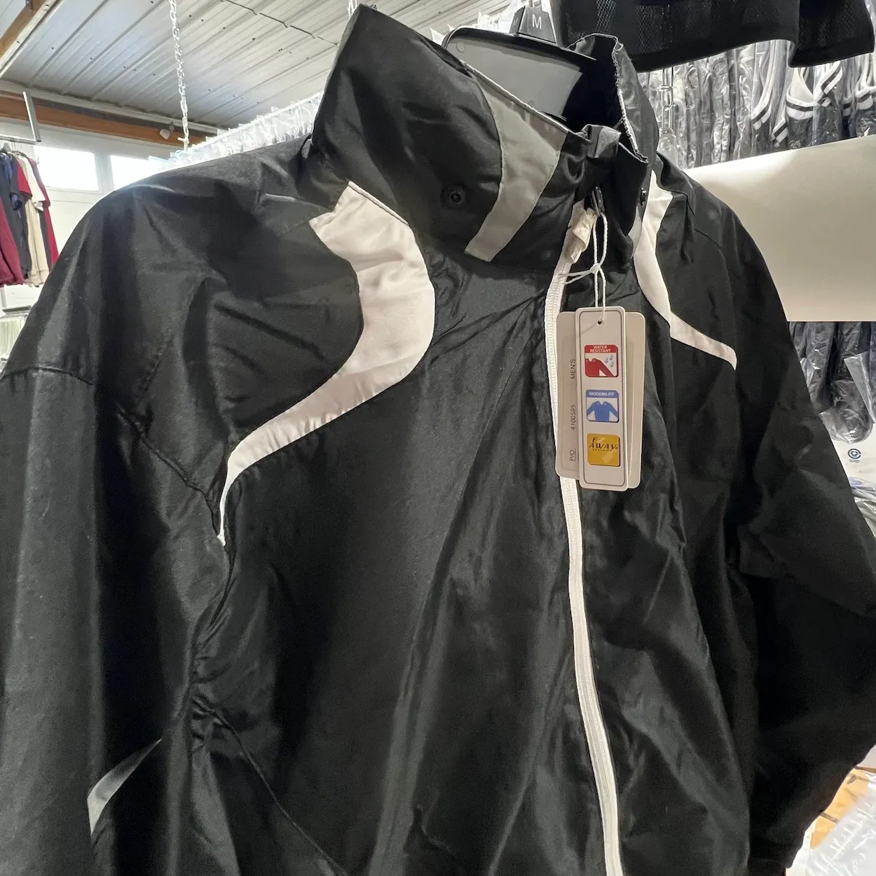 Men's Spyderpunk Windbreaker 90's Surfer Hooded & Lined With Pockets