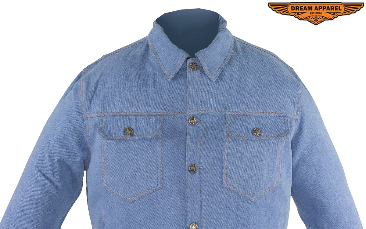 Men's Ultra-Lightweight Blue Denim Jacket