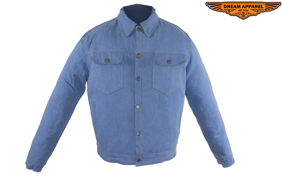 Men's Ultra-Lightweight Blue Denim Jacket