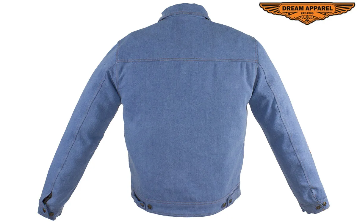 Men's Ultra-Lightweight Blue Denim Jacket