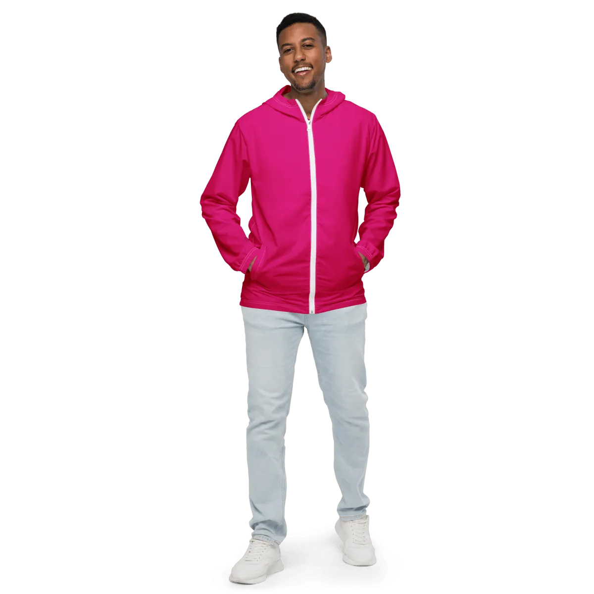 Men’s Windbreaker (Pink)