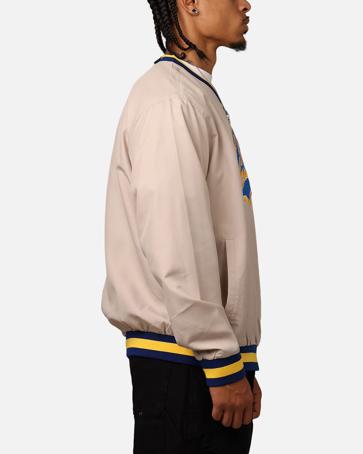 New Era Los Angeles Rams Sports Classics Pullover Windbreaker Stone/OTC