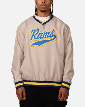 New Era Los Angeles Rams Sports Classics Pullover Windbreaker Stone/OTC