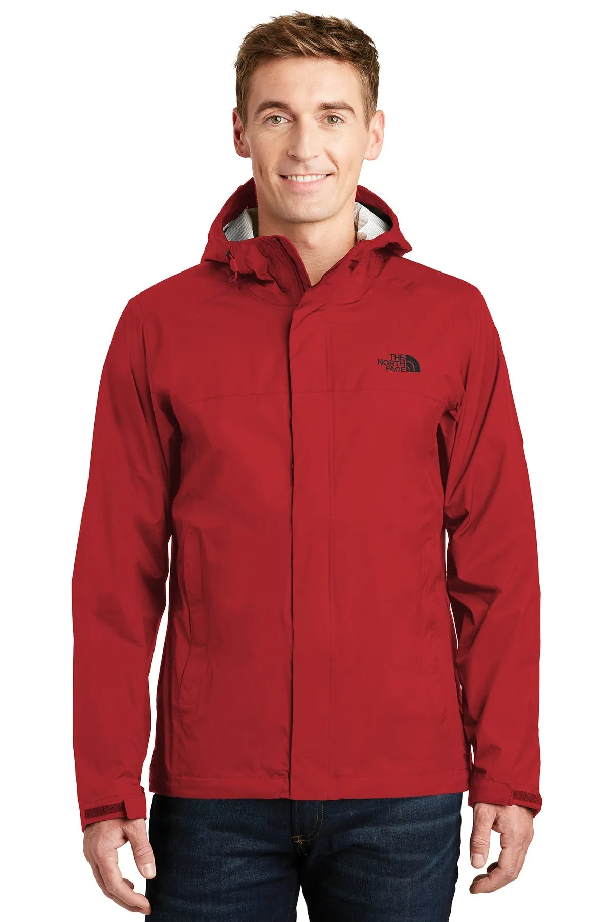 North Face DryVent Rain Jacket Rage Red