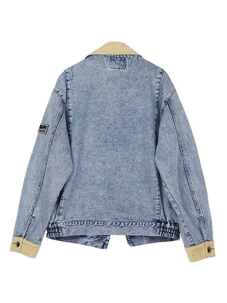 Pre Order:  Patchwork Denim Jacket