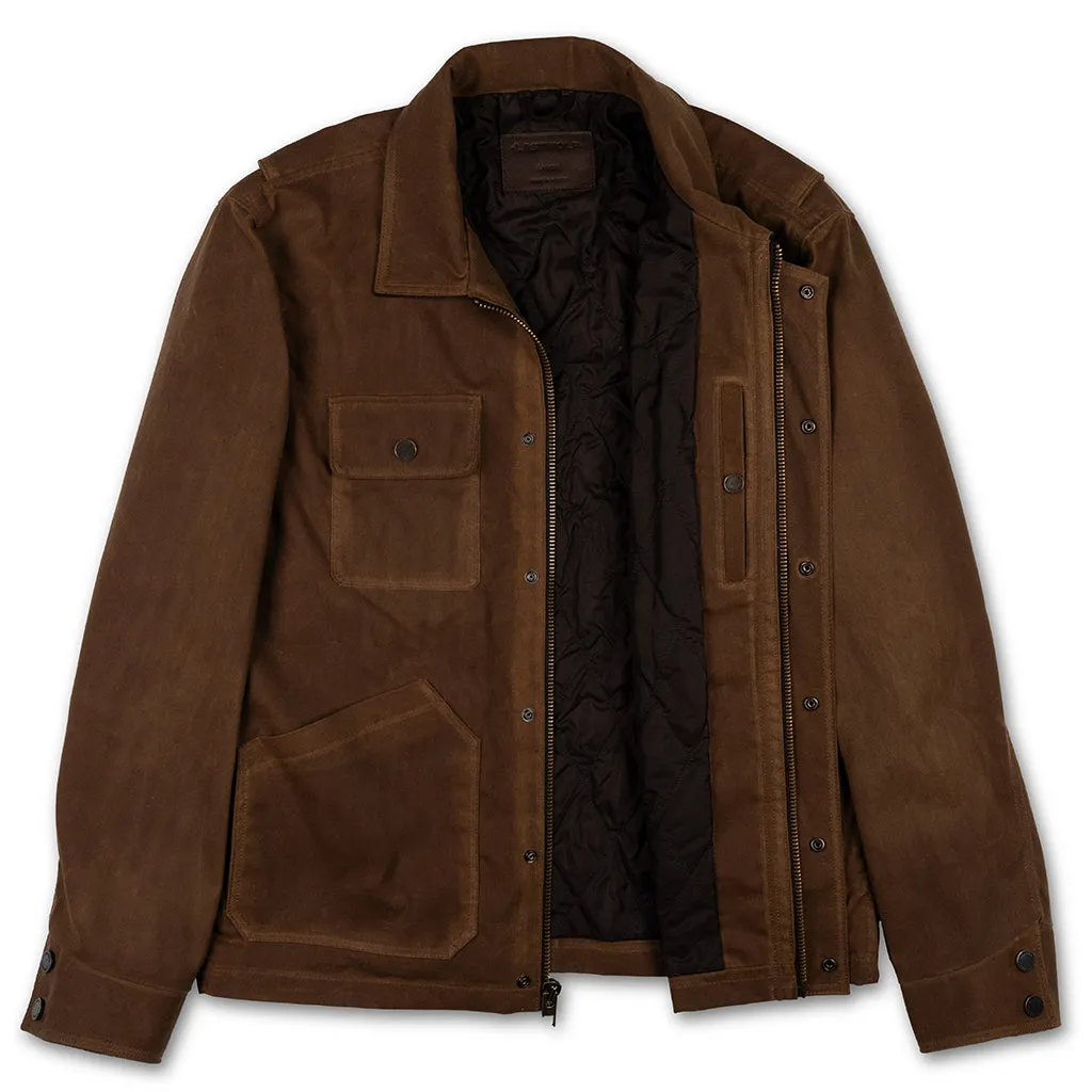 RANGER WAX CANVAS WORK JACKET - NUTMEG