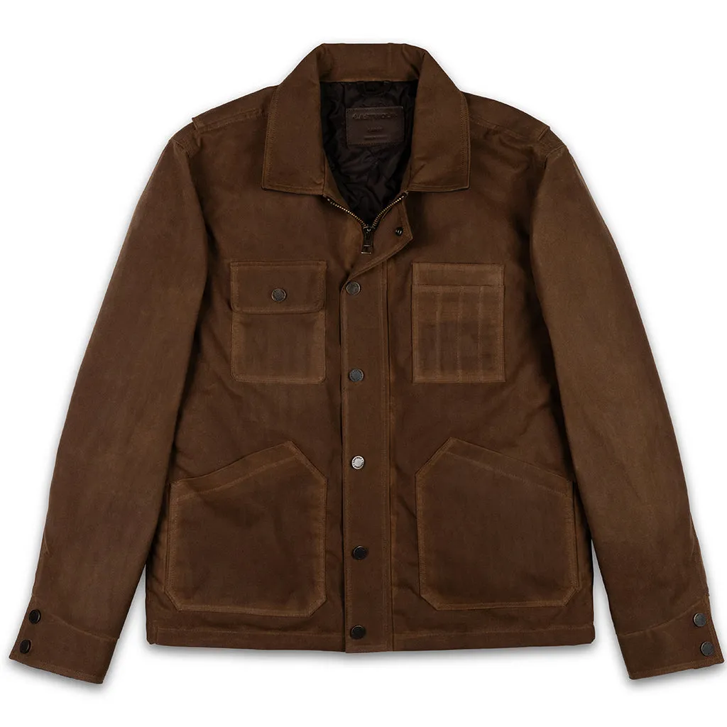 RANGER WAX CANVAS WORK JACKET - NUTMEG