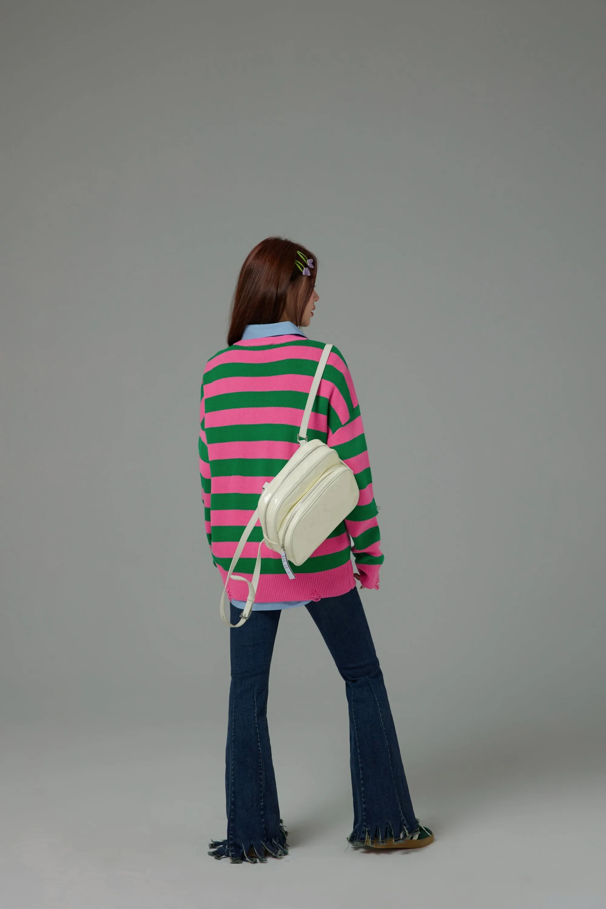 Shine Your Light Stripe Knit Sweater