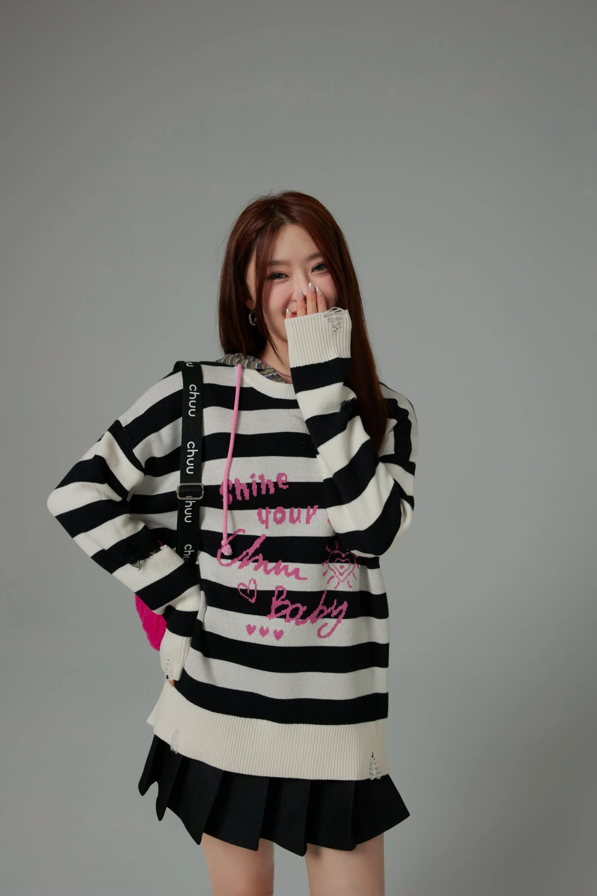 Shine Your Light Stripe Knit Sweater