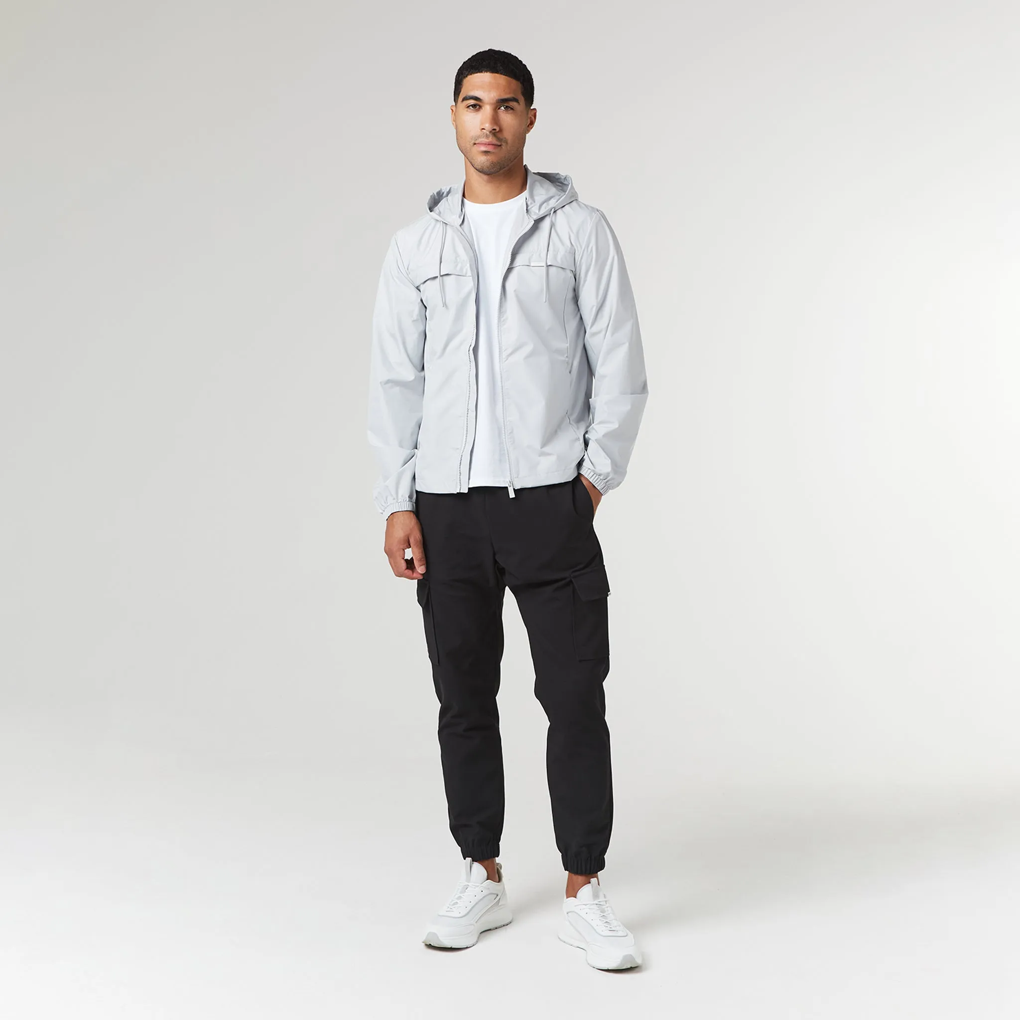 Smart Lightweight Windbreaker | Ice Grey