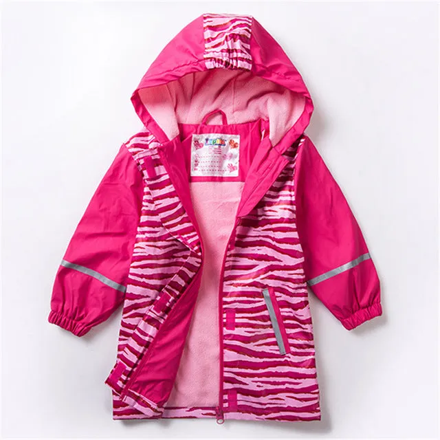 Striped Raincoat for Kids