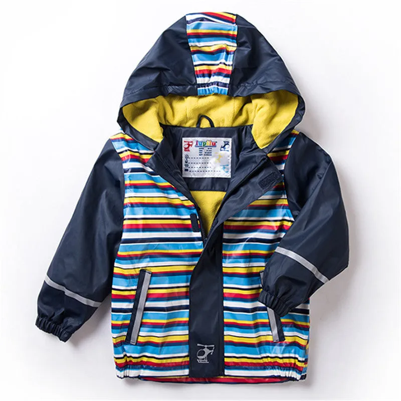 Striped Raincoat for Kids