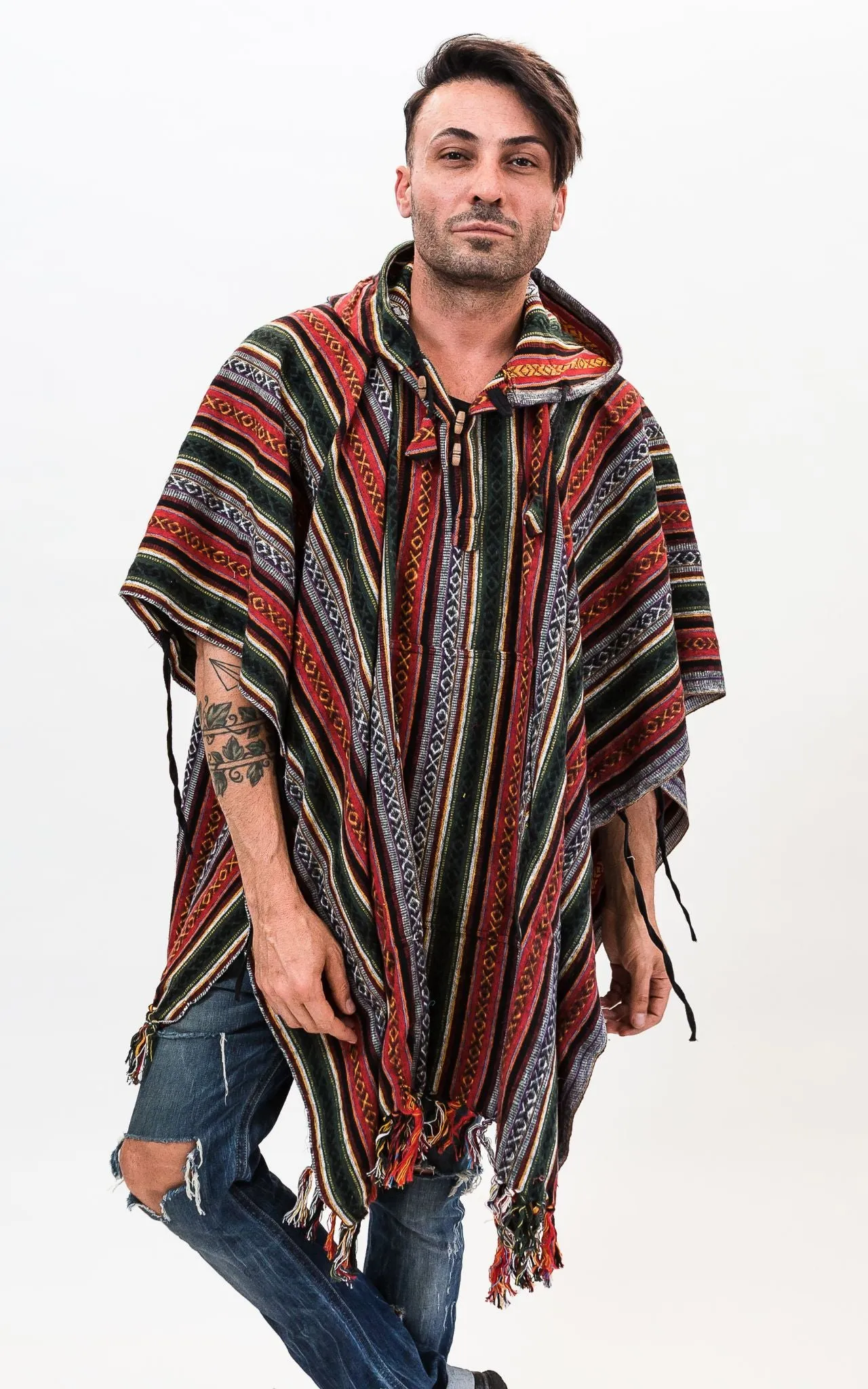 Thick Cotton Poncho