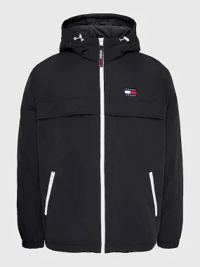 Tommy Jeans - Padded CHICAGO WINDBREAKER - Black