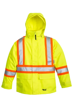 Viking® Men's Journeyman Hi-Vis Class 3 Waterproof Tri-Zone Hooded Jacket