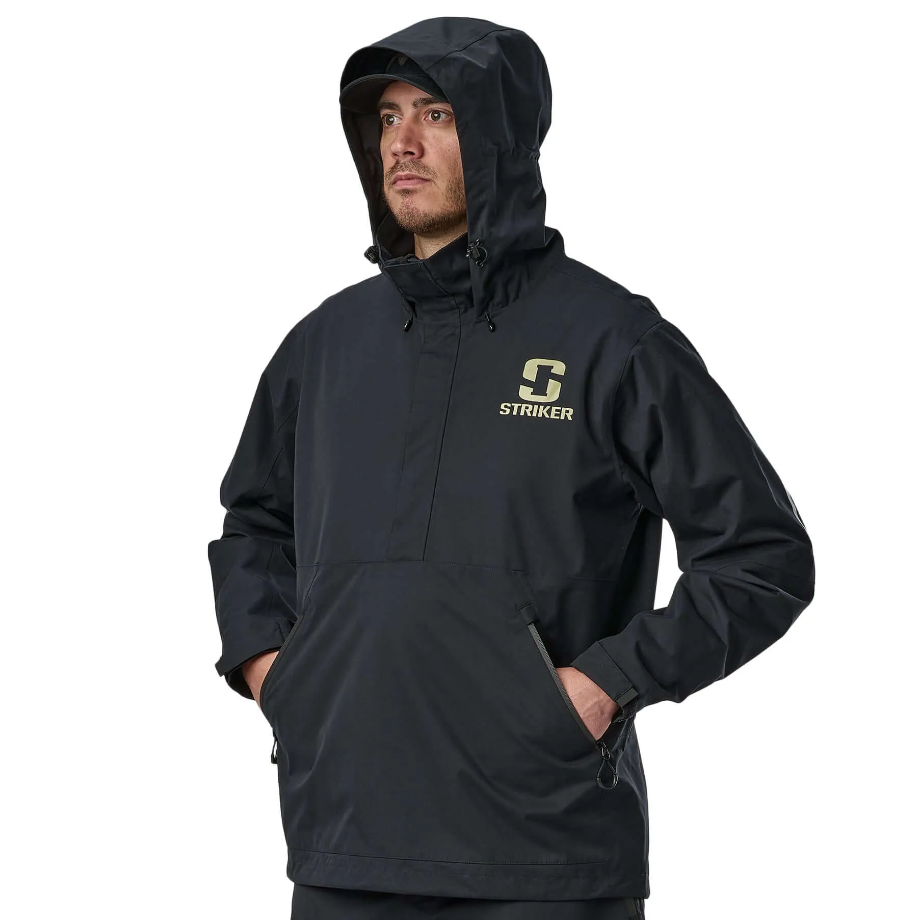 Vortex Rain Pullover - Black